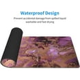 thumbnail image 7 of Wpshijia Mouse Pad Purple Pink Gold Luxury Abstract Marble Texture Gaming Mouse Pad,XXL Large Mouse Pad,Desk Mat with Non Slip Rubber Base,Desk Mat for Keyboard and Mouse 11.8 X 31.5“ Mousepad, 7 of 7