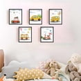thumbnail image 3 of 6 PCS Colorful Cartoon Car Unframed Canvas Prints Sun Clouds Bird Wall Decor Canvas Kite Wall Art Prints Decor Wall Art Unframed Wall Art for Living Room Bedroom Decor Colorful, 3 of 7