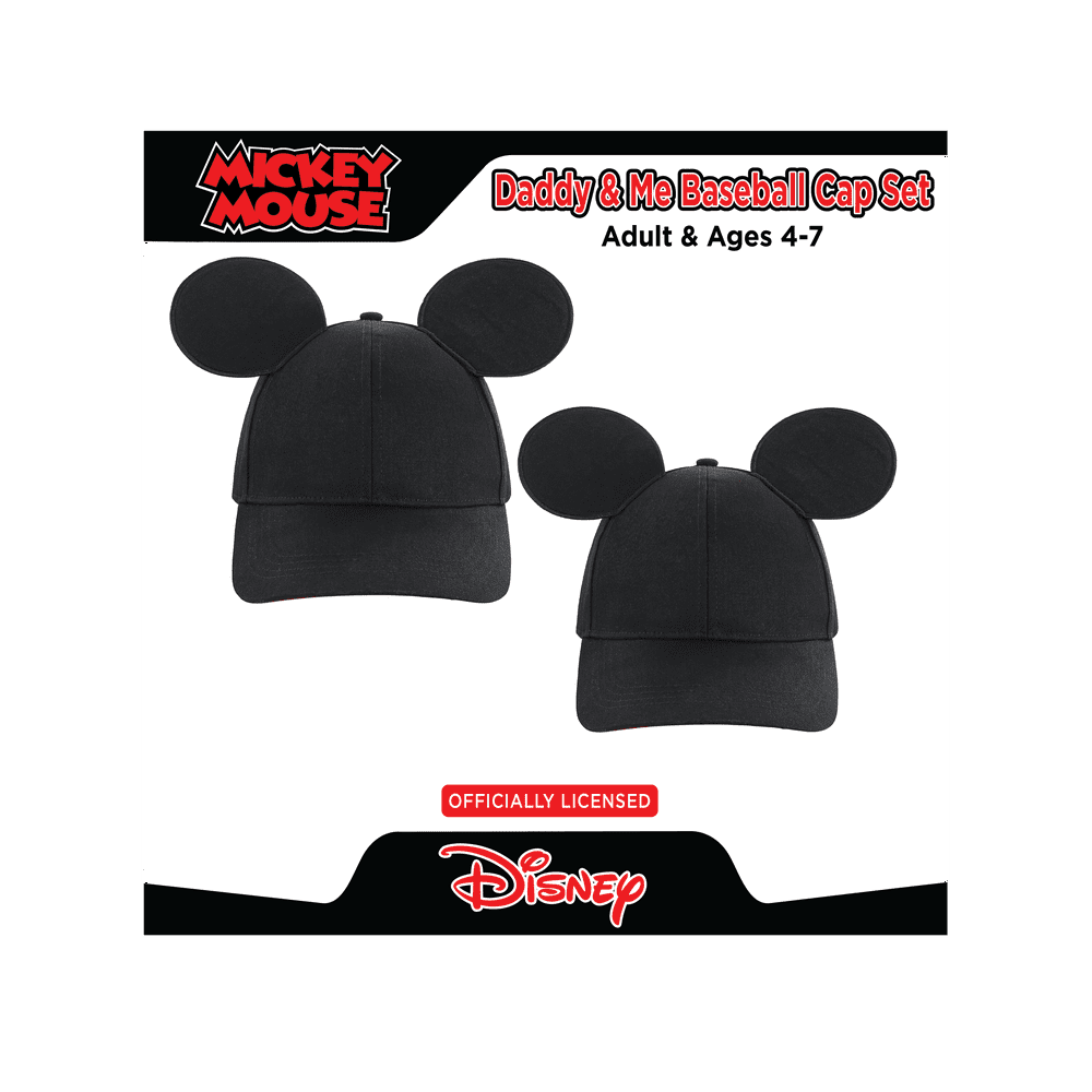 Disney Kids Baseball Hat for Daddy and Little Boys Ages 47, Mickey