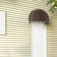 thumbnail image 4 of Awntech 3.38 Ft Bostonian Dome-Shaped Fixed Awning Canopy (40.5in x 26.25in x 20.25in), Brown, 4 of 4