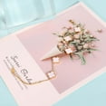 thumbnail image 4 of 3PC Clover Bracelets Set 18k Gold Plated Lucky Clover Bracelet Women Adjustable Link Bracelets Cute Gold Jewelry, 4 of 6