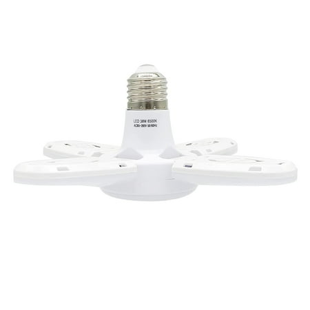 

E27 28W 6000LM LED Garage Ceiling Light Fixture Deformable Work Shop Lamp