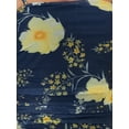 thumbnail image 5 of INSPIRE CHIC Women's Spaghetti Strap Bodycon Dress Floral Print Mesh Sleeveless Ruched Party Club Midi Dresses, 5 of 5