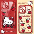 thumbnail image 4 of Sanrio-funda de silicona suave Hello Kitty para iPhone, 11, 12, 13, 14 Pro Max, Mini, XR, XS, X, 8, 7, 6, 6S Plus, SE 2020, cubierta de lente a prueba de golpes, 4 of 5