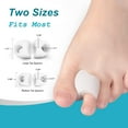 thumbnail image 6 of Toe Separators For Overlapping Toes - 8 Pack Gel Bunion Corrector Big Toe Straighteners For Pain Relief, Soft Hallux Valgus Correctior Hammer Toe Spacers For Active Lifestyle, 6 of 6