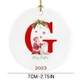 thumbnail image 3 of Decoraciones de Navidad Al Aire Libre Decoración Del Árbol de Navidad Colgante Personalizado Navidad 26 Carta Decoración, Decoración Del Árbol de Navidad Regalo de Navidad Decoraciones Del Árbol de Na, 3 of 3