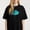 Black-1, variant on Momma Bear Printing T Shirt for Women Floral Bear Design Tee