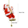 thumbnail image 3 of Santa Claus Musical Climbing Rope, Climbing Santa Claus for Christmas Tree Fireplace Home Decor, 3 of 8