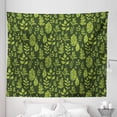 thumbnail image 1 of Sage Tapestry, Patterned Green Leaves Nature Inspired Composition Fresh Trees Woodland, Fabric Wall Hanging Decor for Bedroom Living Room Dorm, 5 Sizes, Apple Green Dark Green, by Ambesonne, 1 of 1