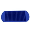 thumbnail image 1 of 160 Grid Ice Tray Square Flexible Silicone High Temperature Resistant Mini Ice Cube Mold for Home RestaurantBlue, 1 of 10