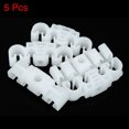thumbnail image 6 of 5pcs 50x16.5mm Plastic 4 Way Car Auto Petrol Line Hose Retaining Clip for Volkswagen, 6 of 6