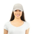 thumbnail image 4 of DALIX Plain Dad Hats 2 Pack Deal in Beige, 4 of 6