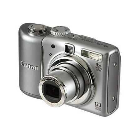 Canon PowerShot A1100 IS - Digital camera - compact - 12.1 MP - 4x optical zoom - gray