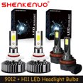 thumbnail image 1 of SHENKENUO for Chrysler 300 2011 2013 2014 6000K 9012 LED Headlights + H11/H16 Fog Bulbs, 1 of 14