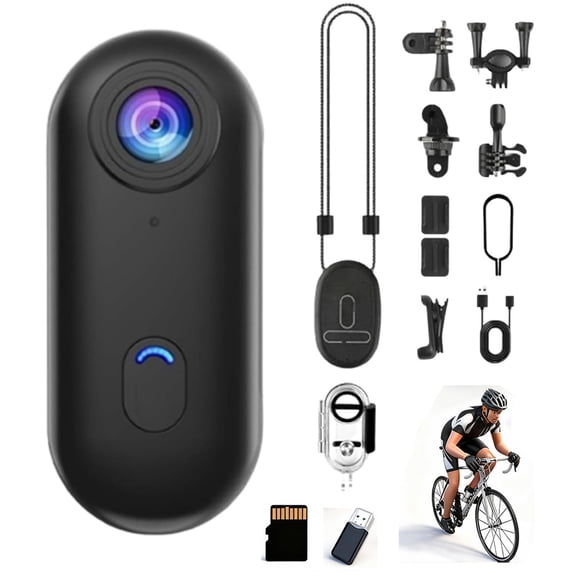 4K Thumb Motion Camera WIF Riding Motorcycle Dash Cam Helmet Diving Pocket Camcorder