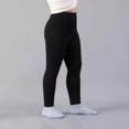 thumbnail image 3 of Girls Cotton Leggings Pants Full Length Basic Leggings Stretchy Legging Footless Tight Pants, 3 of 8