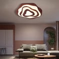thumbnail image 6 of Arturesthome Nordic Irregular Flush Mount Solid Wooden Ceiling Light For Living Room, 6 of 23