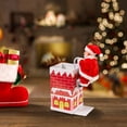 thumbnail image 4 of KelaJuan Electric Climbing Stairs Santa Claus Climbing Rope Christmas Tree Ornament Festival Decoration, 4 of 6