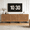 Walnut 3pcs, variant on LEFHDA Set of 2 Fluted Wave Door Sideboard Cabinet - Mid Century Modern Buffet with Storage, Adjustable Shelf & Curved Edge for Kitchen, Dining Room, Living Room (Walnut)