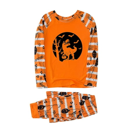 

vbnergoie Women Mom Printed Letter Top+Pants Xmas Family Clothes Pajamas