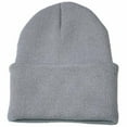 thumbnail image 2 of Sehao Men Women Slouchy Knitting Beanie Hop Cap Warm Winter Ski Hat Gray, 2 of 2
