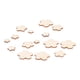 thumbnail image 4 of 100 piezas DIY de virutas de madera sin terminar, artesanías con forma de flor de ciruelo para decoración de álbumes de recortes de tarjetas de felicitación, 4 of 8