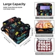 thumbnail image 3 of Alien Double Layered Insulated Lunch Bag with Two Compartments | Large Capacity Lunch Bags for Men Women | Handheld Refrigerated Lunch Bag 7.1x11.4x16.1 inches, 3 of 6