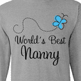 thumbnail image 4 of Inktastic Nanny Long Sleeve T-Shirt, 4 of 5