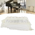 thumbnail image 4 of Cubierta de piano cubierta completa de tela plegable decorativa para piano para el hogar, 4 of 8