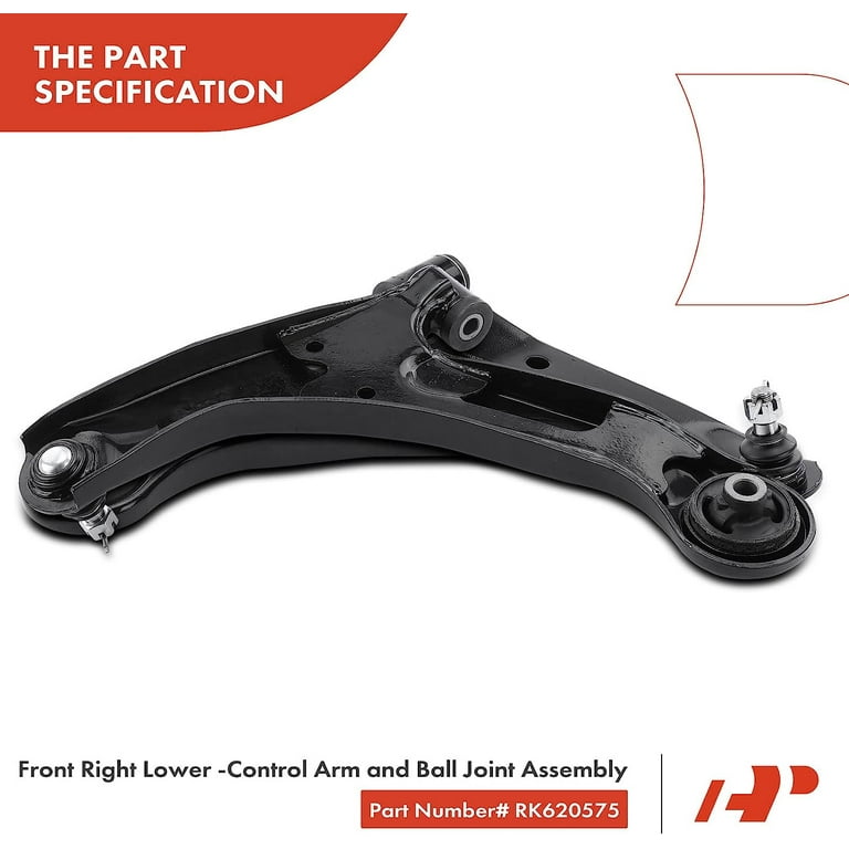 RK5/1まで Amazon.com: A-Premium Front Right Lower Control Arm, with