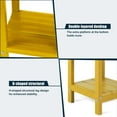 thumbnail image 5 of Nalone End Table Adirondack Small Side Table 16.5" Outdoor HDPE Plastic Small End Table for Home Living Room Bedroom Patio Farmhouse (Tangerine), 5 of 8
