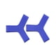 thumbnail image 2 of Aletas Buceo Keeper Pie Correa Agarre Natación (XS) Azul, 2 of 6