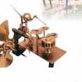 thumbnail image 1 of Artisan Metal Windmill Garden Drummer for Outdoor Music Display, 1 of 5