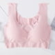 thumbnail image 1 of Sujetador deportivo de talla grande para mujer, ropa interior japonesa sin costuras, sin aros de acero, a prueba de golpes, para yoga, 1 of 1