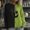 Green, variant on Women‘s Color Block Patchwork Pumpkin Halloween Knit Sweater Crewneck Pullover Loose Fit Casual Fall Spooky Season Top Daily Party Wear 1 Pack, White,S