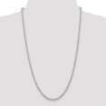 thumbnail image 2 of 14k White Gold 4mm Link Rope Chain Anklet Ankle Beach Bracelet 8 Inch :, 2 of 9