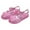 Hot Pink, variant on Xfvqtps Jelly Sandals for Girls Fisherman Gladiator Closed Toe Hollow Adjustable Buckle Shell Shaped Sequins Decor Waterproof Beach Travel Flat Sandals for Toddler Little Kid Big Kid Black