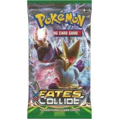Pokmon XY Fates Collide Booster Pack Trading Card Game Pokmon XY Fates Collide Booster Pack Trading Card Game