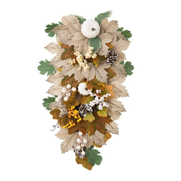 Bead Curtains Beaded Curtain Season Maple Leaf Pumpkin Upside Down Tree Autumn Garland Door Hanging Bow Outdoor Garland