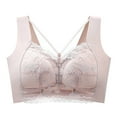 thumbnail image 1 of Brasier sin Varillas Mujer Sujetadores de Encaje sin Costuras de Tela de Mantequilla para Mujer, sin Aros, Cómodos, de Malla, Acolchados, con Espalda Suave y Alisadores Mediana, 1 of 3