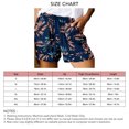 thumbnail image 5 of Pantalones cortos con estampado de cintura alta para mujer, pantalones cortos informales elegantes con cordón en la cintura elástica y bolsillos laterales, 5 of 5