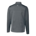 thumbnail image 2 of Cutter & Buck Golf Traverse Stripe 1/4 Zip Pullover Elemental Gray XXL, 2 of 2