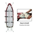 thumbnail image 4 of HELLHERO Ironing Board Cover, Standard Size Heavy Duty Padded Iron Board Covers for Table Top Soft Stain Resistant Covers Elastic Edges Sleeve Ironing Board Snowman, 4 of 5