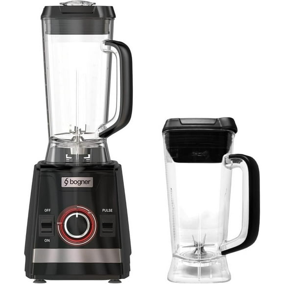 Combo Licuadora Uso Rudo C/ Vaso Extra Tritán 2 litros Bogner TJBSB02N PQT