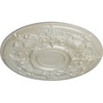 thumbnail image 3 of 28 1/8"OD x 1 3/4"P Oslo Ceiling Medallion (Fits Canopies up to 10 1/2"), Hand-Painted Flash Blue, 3 of 6
