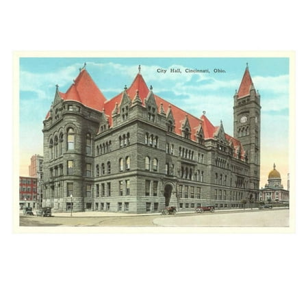 City Hall, Cincinnati, Ohio Print Wall Art