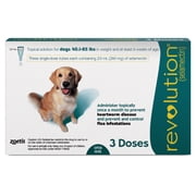 Revolution (Selamectin) Topical Solution for Dogs, 40.1-85 lbs, (Teal Box), Protects Against Parasites, Flea and Tick, Ear Mites, Heartworm Disease, and Sarcoptes Mites Protection