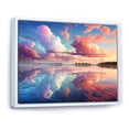 thumbnail image 2 of Designart "Sky'S Impressionist Dream II" Sky Floater Framed Wall Art Living Room, 2 of 5