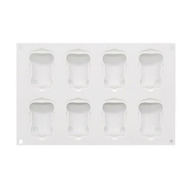 Molde de Silicona Wosthever para Pasteles Fiesta Dulces Repostería Pudín de Chocolate 8 Cavidades