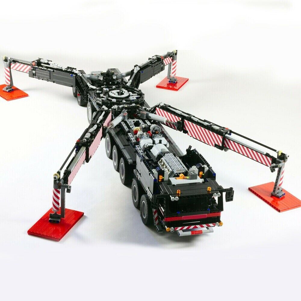Liebherr LTM 11200 Crane with Power Functions Building Blocks RC MOC Bricks Toys 7900+pcs